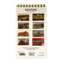 Load image into Gallery viewer, Boston Souvenir Postcard Booklet Black Ink Found Image Vintage
