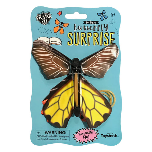 PrankU! Toysmith Buttefly Surprise Toy Black Ink