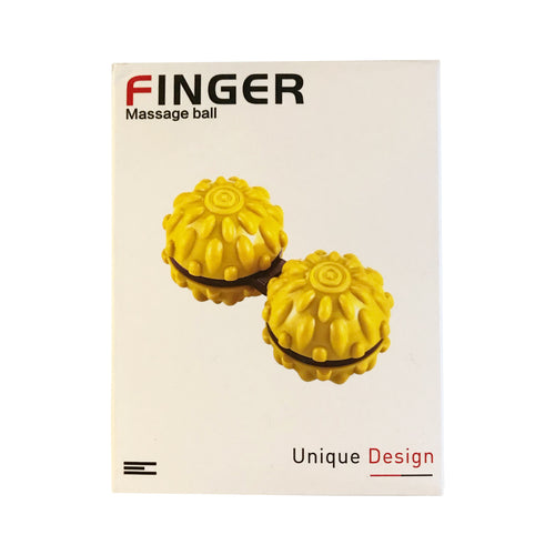 Unique Design Finger Massage Ball Toy Massager Black Ink