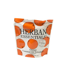 Load image into Gallery viewer, Herban Essential Towelettes Mini Orange
