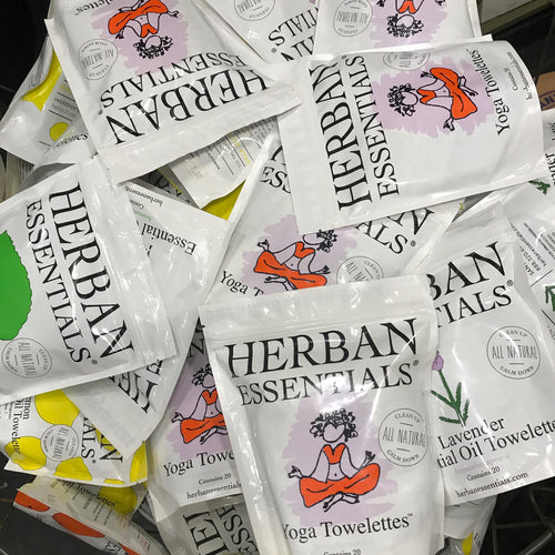 Herban Essential Towelettes Mini 