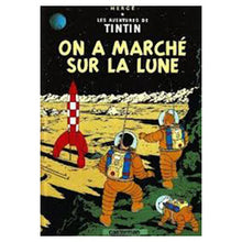 Load image into Gallery viewer, The Adventures of Tintin Poster Explorers on the Moon On a Marche sur la Lune
