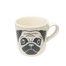 Load image into Gallery viewer, Dog Mug with Handle Kotobuki Pug
