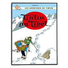 Load image into Gallery viewer, The Adventures of Tintin Poster Tintin in Tibet Tintin au Tibet
