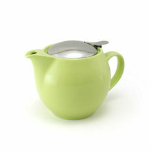 Load image into Gallery viewer, Zero Japan Round Teapot with Infuser 15 oz Kiwi Green
