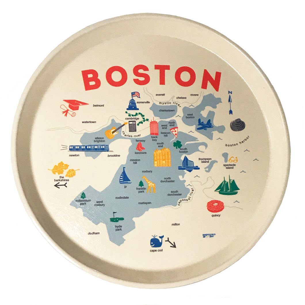 Maptote Round Boston Tray