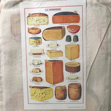 Load image into Gallery viewer, Cavallini Vintage Tea Towel Cheese
