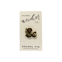 Load image into Gallery viewer, Paper Anchor Company Enamel Pin Ampersand And Symbol
