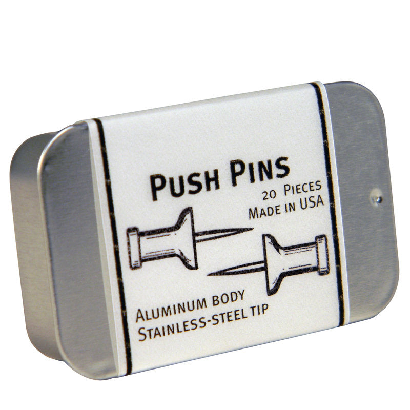 Aluminum Pushpins - Box of 20