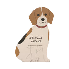 Load image into Gallery viewer, Greeting Life America Animal Memo Pad Black Ink Beagle Dog
