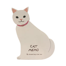 Load image into Gallery viewer, Greeting Life America Animal Memo Pad Black Ink Cat
