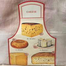 Load image into Gallery viewer, Cavallini Vintage Kitchen Apron Cheese
