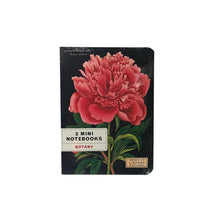 Load image into Gallery viewer, Cavallini Set of 3 Mini Notebooks Botany
