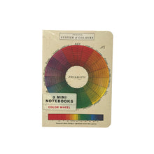 Load image into Gallery viewer, Cavallini Set of 3 Mini Notebooks Color Wheel
