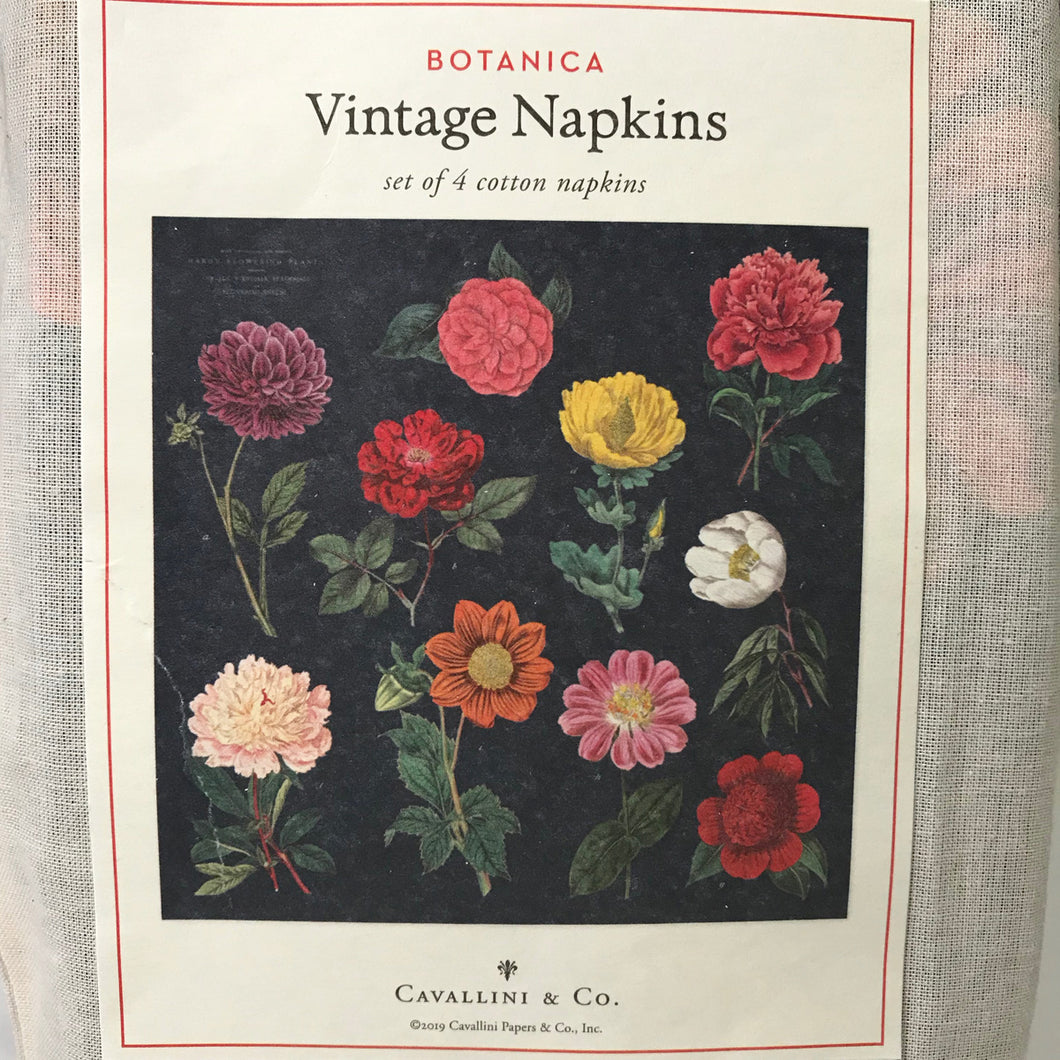 Cavallini Vintage Napkins Botanica