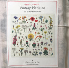 Load image into Gallery viewer, Cavallini Vintage Napkins Wildflowers
