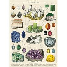 Load image into Gallery viewer, Cavallini Poster Wrapping Paper Mineralogie
