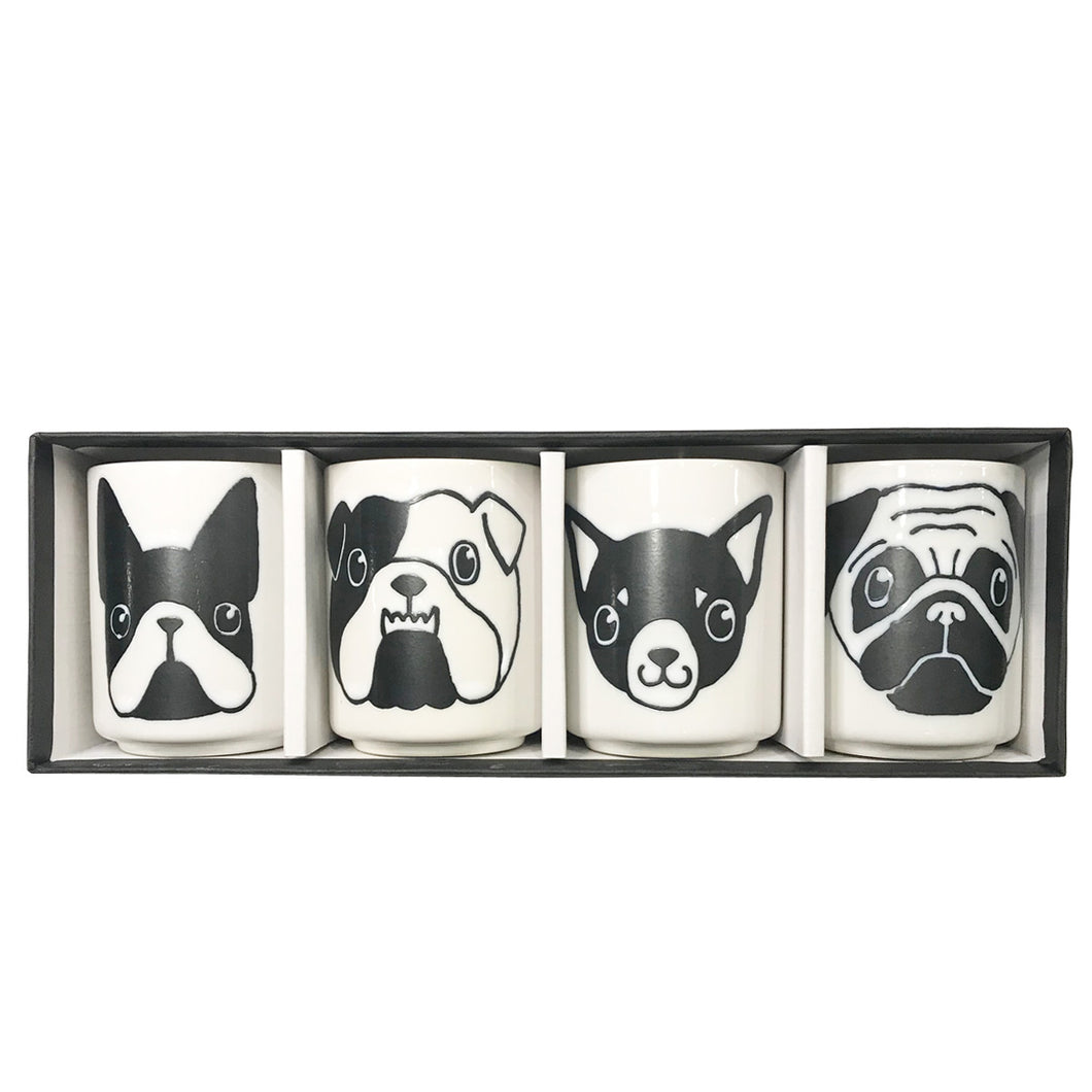 Dog Cups Set of 4 Kotobuki