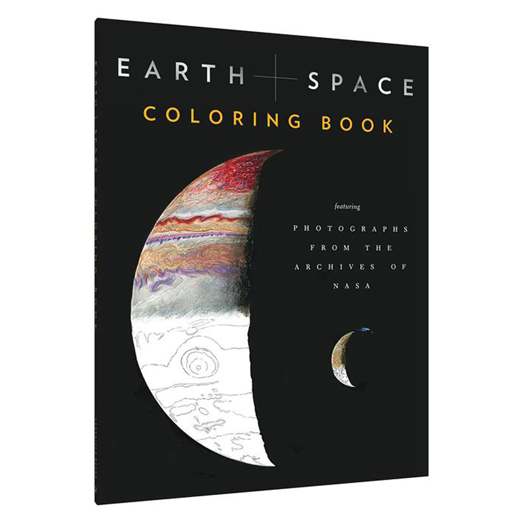 Earth Space Coloring Book Photographs From The Archives Of NASA Black Ink