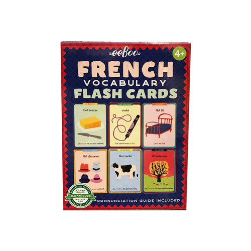 Eeboo French Vocabulary Flash Cards