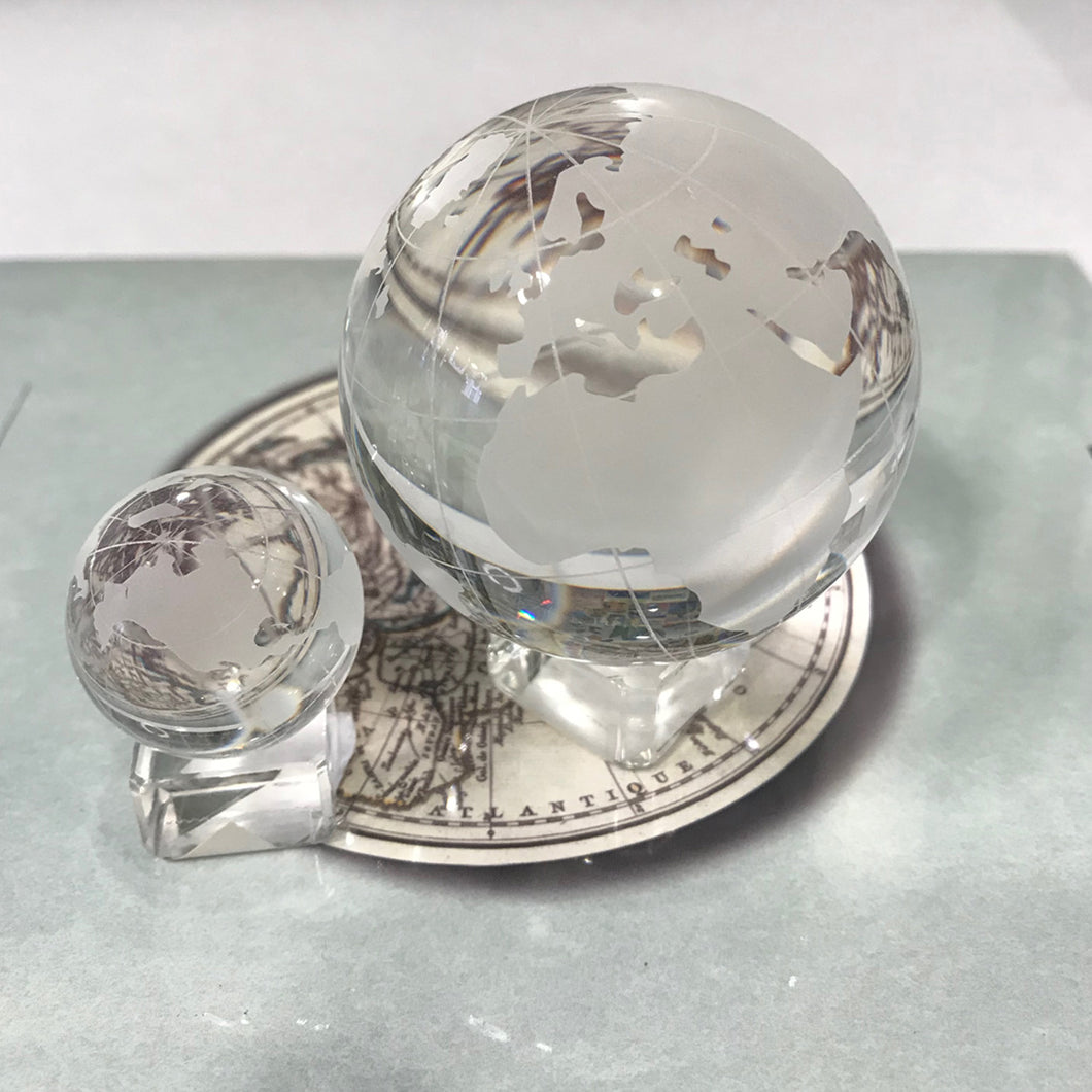 Glass Globe with Stand Large