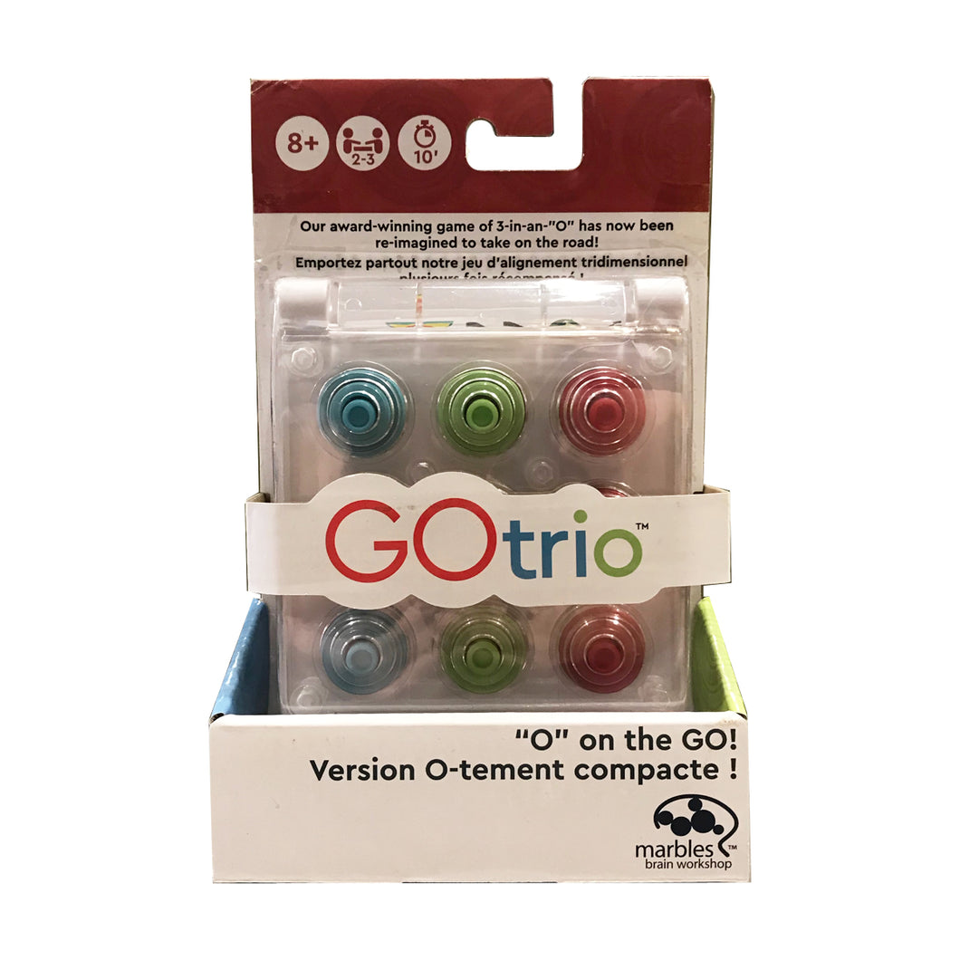 GOTrio gotrio three in a row tic tac toe game Marbles Brain Workshop