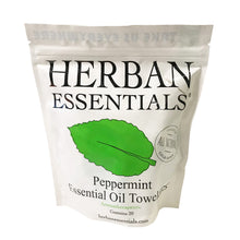 Load image into Gallery viewer, Herban Essentials Towelettes Peppermint
