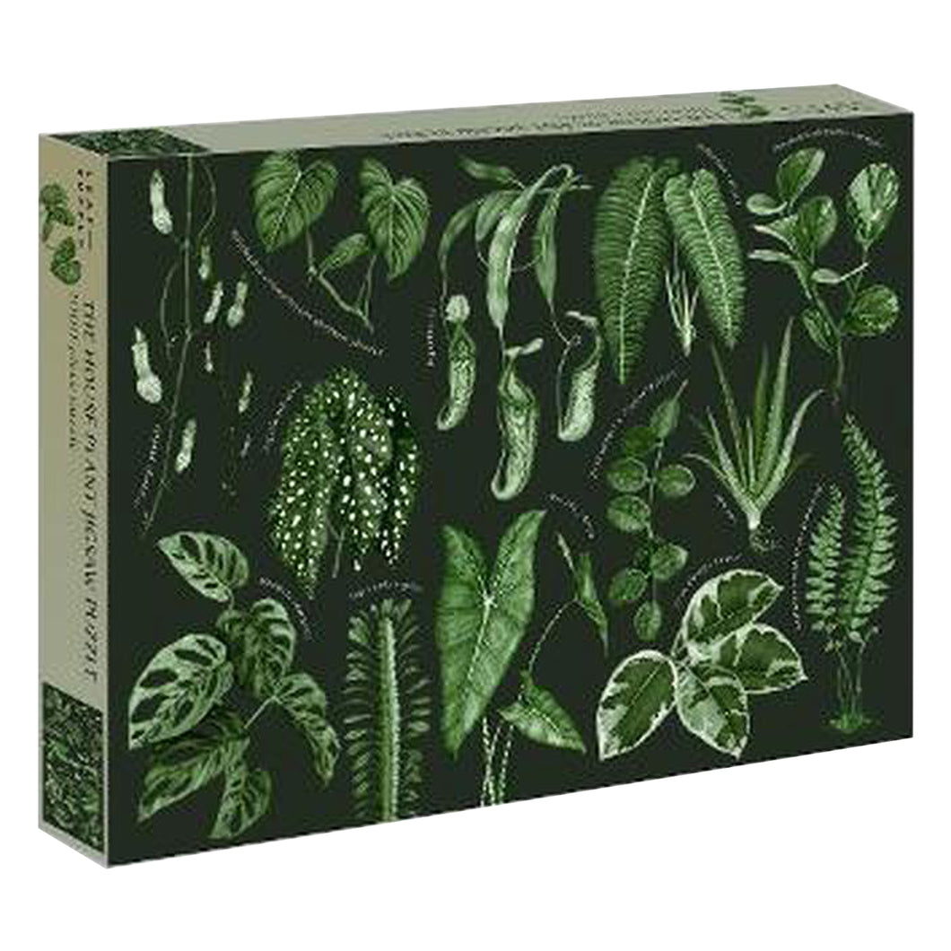 Smith Street Gift The House Plant 1000 Piece Jigsaw Puzzle Black Ink