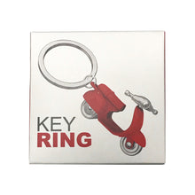 Load image into Gallery viewer, Metal Vehicle Keychain Scooter

