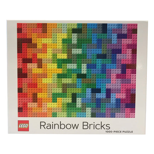 Lego Rainbow Bricks 1000 piece puzzle chronicle books