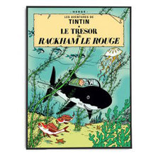 Load image into Gallery viewer, The Adventures of Tintin Poster Red Rackham&#39;s Treasure Le Tresor de Rackham Le Rouge
