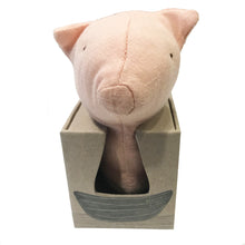 Load image into Gallery viewer, Noah&#39;s Friends Baby Rattle Pig
