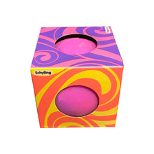 Load image into Gallery viewer, Schylling Groovy Glob Swirl NeeDoh Nee Doh Squeeze Toy Black Ink Pink
