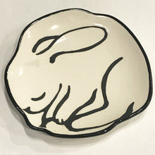 Load image into Gallery viewer, Sleeping Animal Dish Rabbit Bunny

