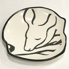 Load image into Gallery viewer, Sleeping Animal Dish Fawn Deer
