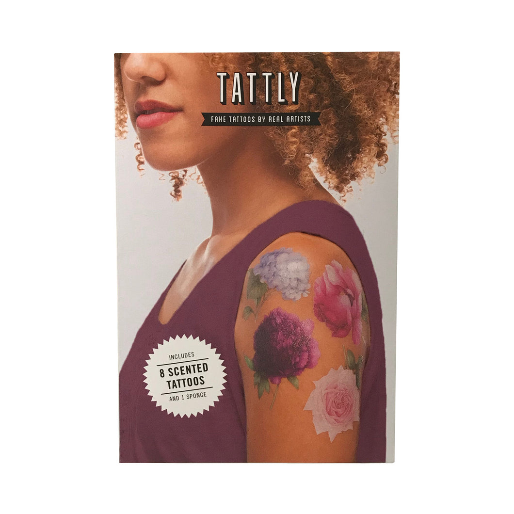 Tattly Temporary Tattoo Pack Scented Perennial Set