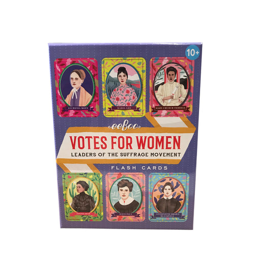 Eeboo Votes for Women Leaders of the Suffrage Movement Flash Cards