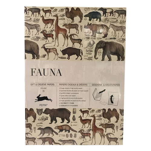 Gift Wrapping Book Fauna
